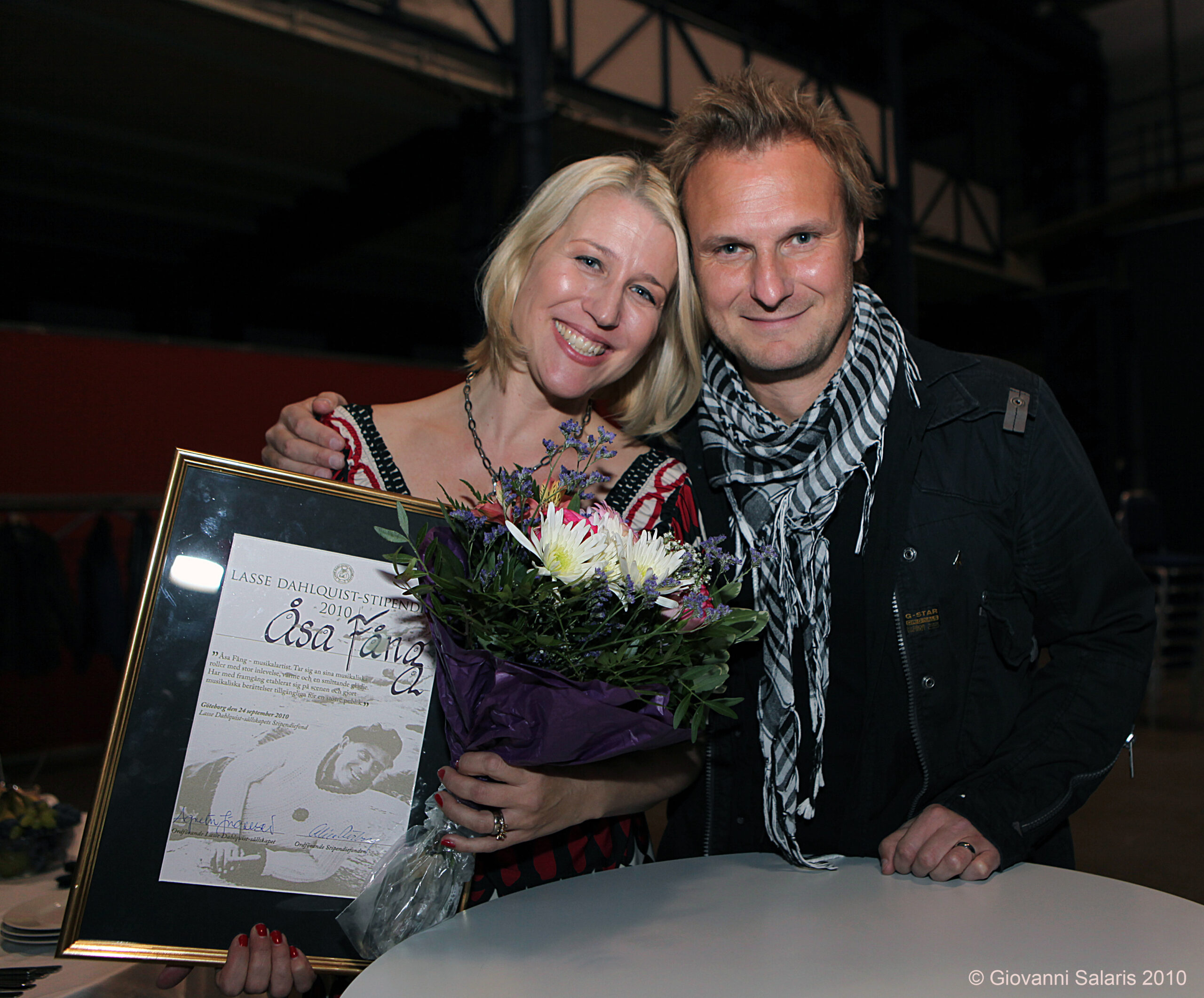 Stipendieutdelning 2010: Åsa Fång och Stefan Andersson